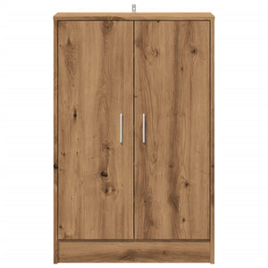 vidaXL Shoe Cabinet Artisan Oak 60x35x92 cm Engineered Wood