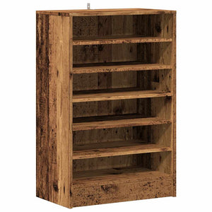 vidaXL Shoe Cabinet Old Wood 60x35x92 cm Engineered Wood