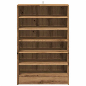 vidaXL Shoe Cabinet Artisan Oak 60x35x92 cm Engineered Wood