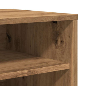 vidaXL Shoe Cabinet Artisan Oak 60x35x92 cm Engineered Wood