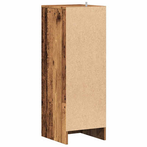 vidaXL Shoe Cabinet Old Wood 32x35x92 cm Engineered Wood