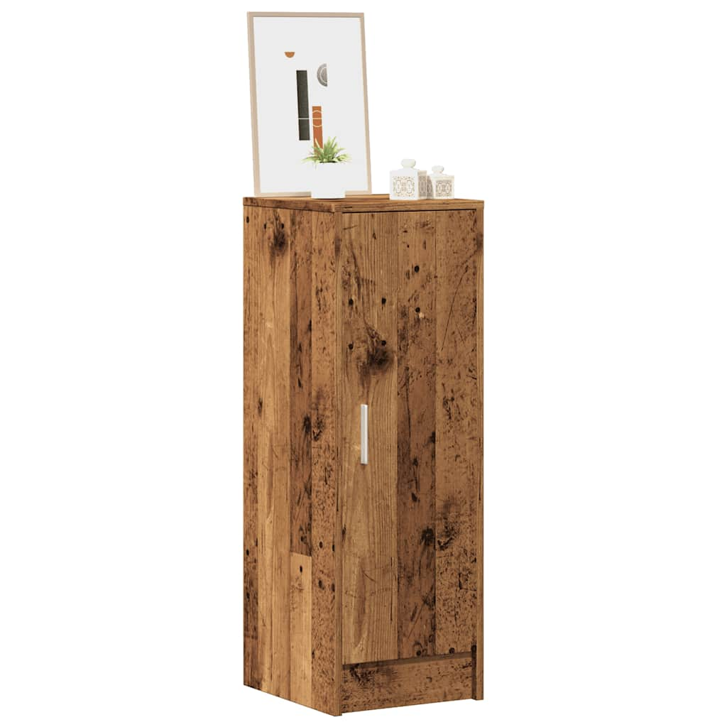 vidaXL Shoe Cabinet Old Wood 32x35x92 cm Engineered Wood