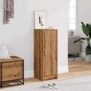 vidaXL Shoe Cabinet Artisan Oak 32x35x92 cm Engineered Wood