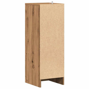 vidaXL Shoe Cabinet Artisan Oak 32x35x92 cm Engineered Wood