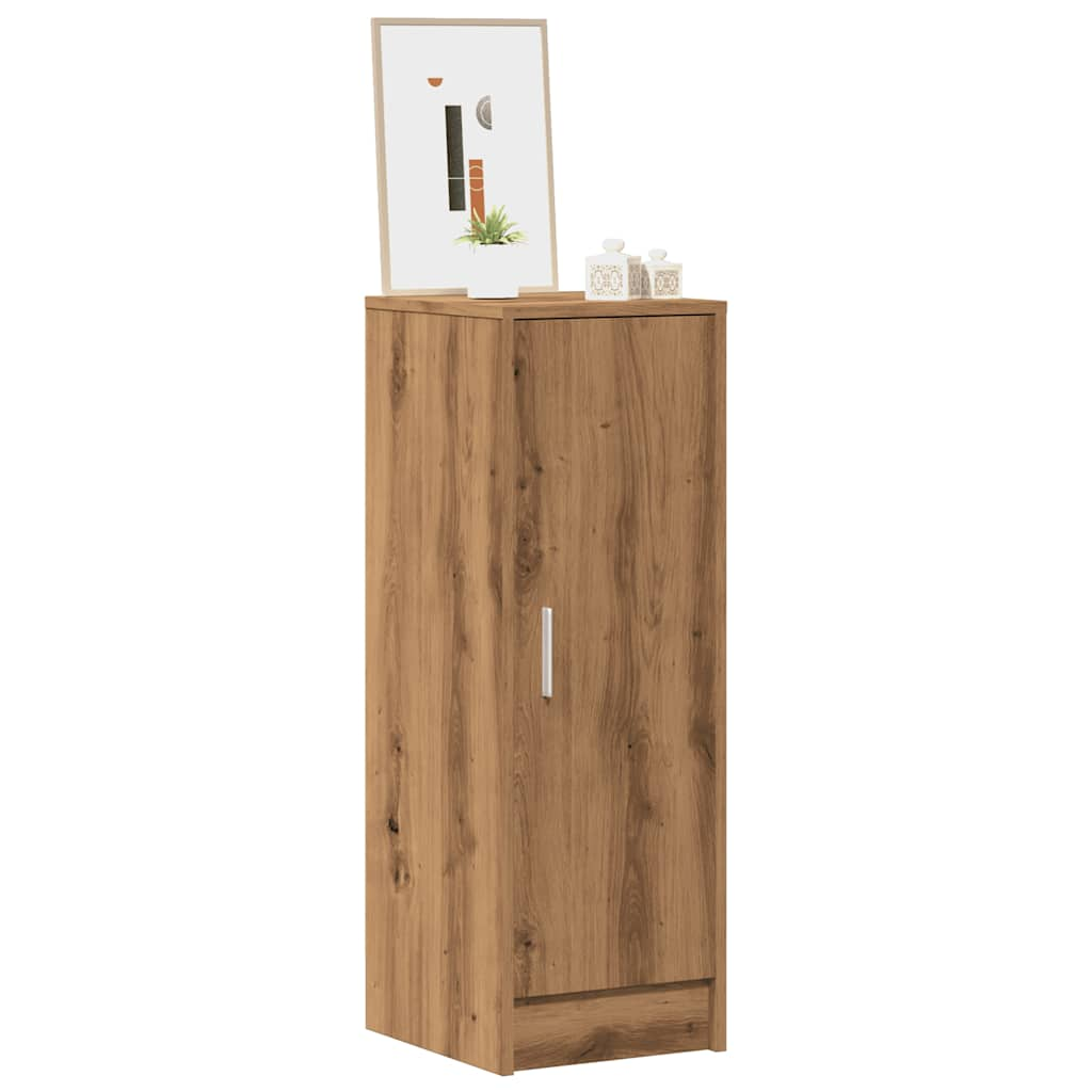 vidaXL Shoe Cabinet Artisan Oak 32x35x92 cm Engineered Wood