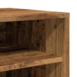 vidaXL Shoe Cabinet Old Wood 32x35x70 cm Engineered Wood