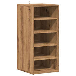 vidaXL Shoe Cabinet Artisan Oak 32x35x70 cm Engineered Wood