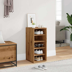 vidaXL Shoe Cabinet Artisan Oak 32x35x70 cm Engineered Wood