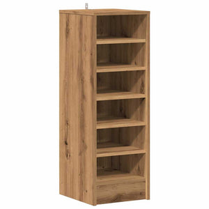 vidaXL Shoe Cabinet Artisan Oak 32x35x92 cm Engineered Wood