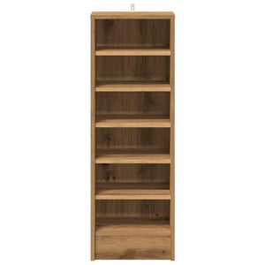 vidaXL Shoe Cabinet Artisan Oak 32x35x92 cm Engineered Wood