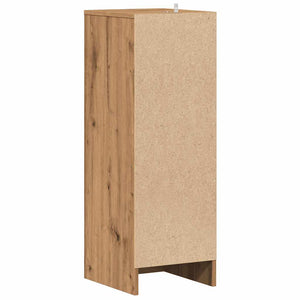 vidaXL Shoe Cabinet Artisan Oak 32x35x92 cm Engineered Wood