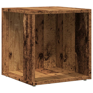 vidaXL Side Table Old Wood 33x33x34 cm Engineered Wood