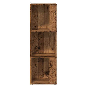 vidaXL Corner Cabinet Old Wood 33x33x100 cm Engineered Wood