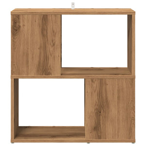 vidaXL Book Cabinet Artisan Oak 60x24x63 cm Engineered Wood