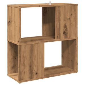 vidaXL Book Cabinet Artisan Oak 60x24x63 cm Engineered Wood