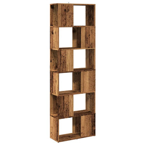 vidaXL Book Cabinet/Room Divider Old Wood 60x24x186 cm