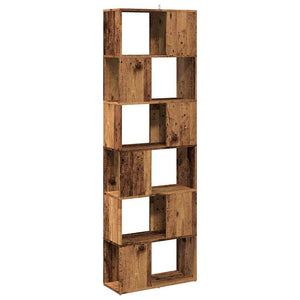 vidaXL Book Cabinet/Room Divider Old Wood 60x24x186 cm