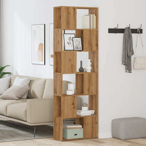 vidaXL Book Cabinet/Room Divider Artisian Oak 60x24x186 cm