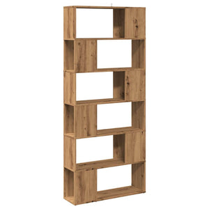 vidaXL Book Cabinet/Room Divider Artisian Oak 80x24x186 cm