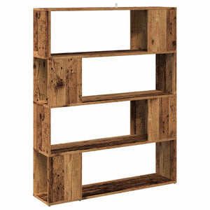 vidaXL Book Cabinet/Room Divider Old Wood 100x24x124.5 cm