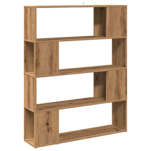 vidaXL Book Cabinet/Room Divider Artisan Oak 100x24x124.5 cm