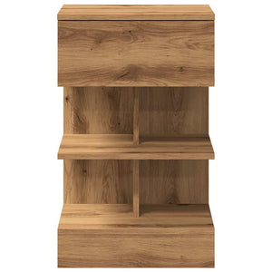 vidaXL Bedside Cabinet Artisan Oak 40x35x65 cm Engineered Wood