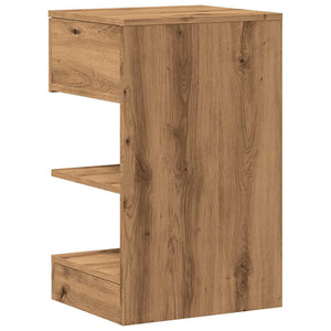 vidaXL Bedside Cabinet Artisan Oak 40x35x65 cm Engineered Wood