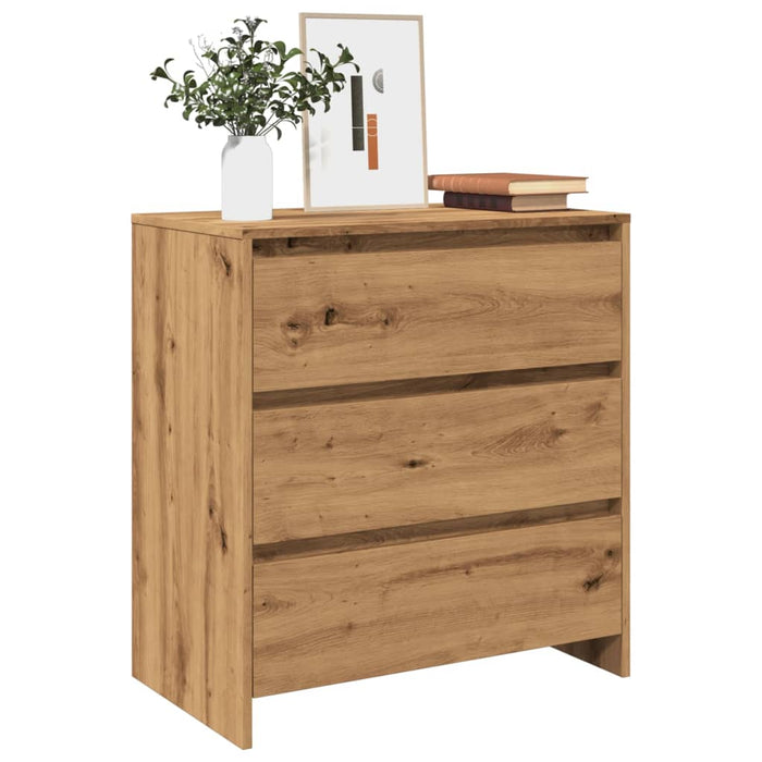 vidaXL Sideboard Artisan Oak 70x41x75 cm Engineered Wood