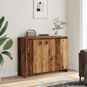 vidaXL Sideboard Old Wood 102x33x75 cm Engineered Wood