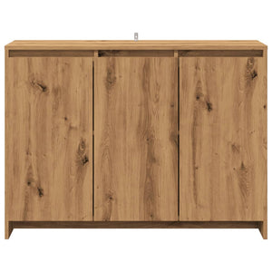 vidaXL Sideboard Artisan Oak 102x33x75 cm Engineered Wood