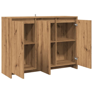 vidaXL Sideboard Artisan Oak 102x33x75 cm Engineered Wood