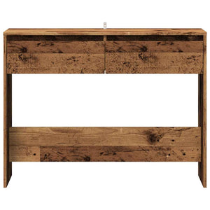 vidaXL Console Table Old Wood 100x35x76.5 cm Engineered Wood