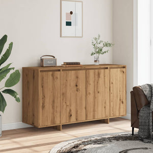 vidaXL Sideboard Artisan Oak 135x41x75 cm Engineered Wood