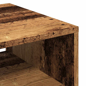 vidaXL Coffee Table Old Wood 40x40x43 cm Engineered Wood