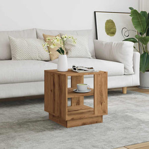 vidaXL Coffee Table Artisan Oak 40x40x43 cm Engineered Wood