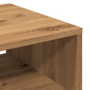 vidaXL Coffee Table Artisan Oak 40x40x43 cm Engineered Wood