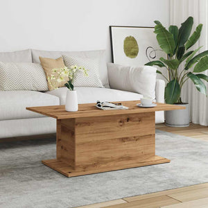 vidaXL Coffee Table Artisan Oak 102x55.5x40 cm Engineered Wood