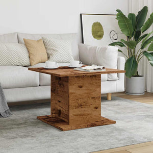 vidaXL Coffee Table Old Wood 55.5x55.5x40 cm Engineered Wood