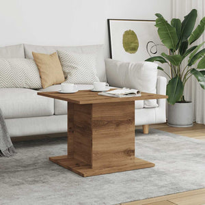 vidaXL Coffee Table Artisan Oak 55.5x55.5x40 cm Engineered Wood