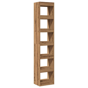 vidaXL Book Cabinet/Room Divider Artisan Oak 40x30x198 cm