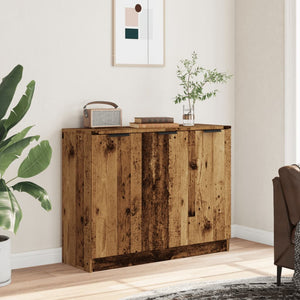 vidaXL Sideboard Old Wood 90.5x30x70 cm Engineered Wood