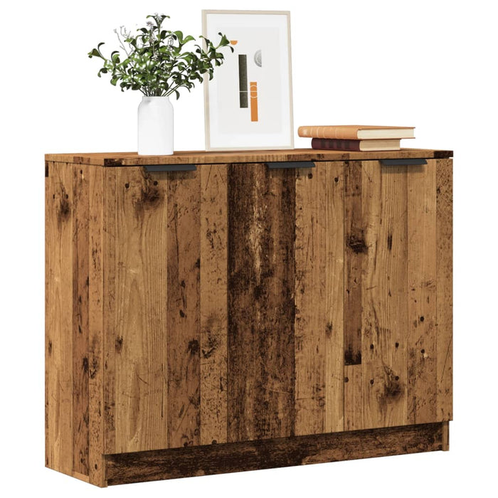 vidaXL Sideboard Old Wood 90.5x30x70 cm Engineered Wood