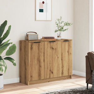 vidaXL Sideboard Artisan Oak 90.5x30x70 cm Engineered Wood