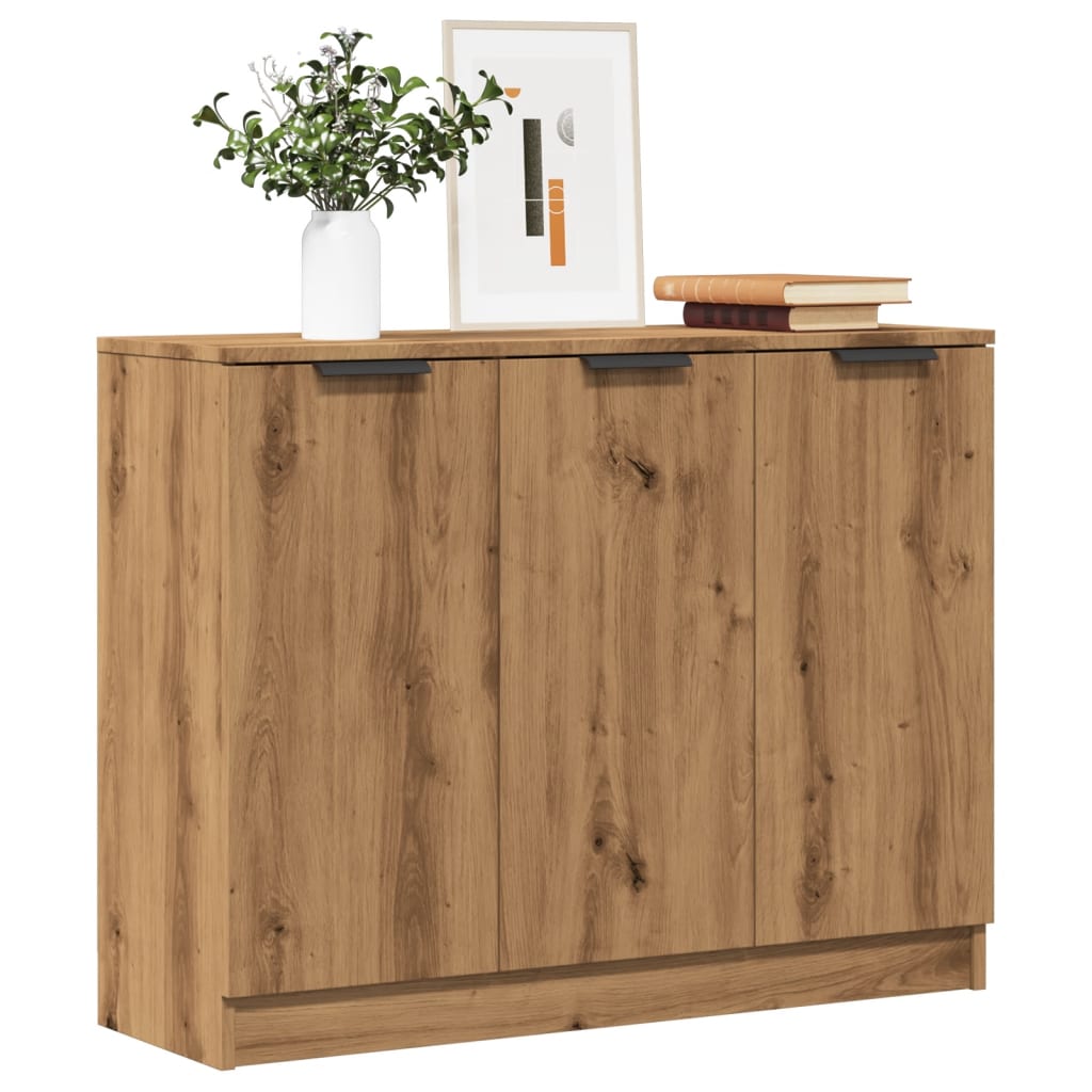 vidaXL Sideboard Artisan Oak 90.5x30x70 cm Engineered Wood