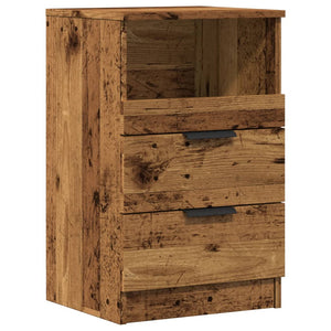 vidaXL Bedside Cabinet Old Wood 40x36x65 cm Engineered Wood