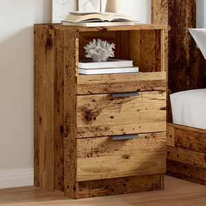 vidaXL Bedside Cabinets 2 pcs Old Wood 40x36x65 cm Engineered Wood