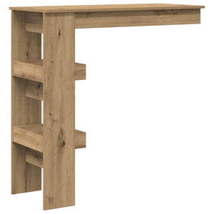 vidaXL Wall Bar Table Artisan Oak 102x45x103.5 cm Engineered Wood