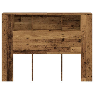 vidaXL Headboard Cabinet Old Wood 140x18.5x102.5 cm Engineered Wood