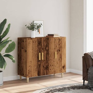 vidaXL Sideboard Old Wood 90x34x80 cm Engineered Wood