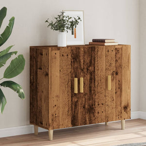 vidaXL Sideboard Old Wood 90x34x80 cm Engineered Wood